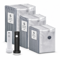 15 travel vacuum bags in three sizes with a rechargeable electric pump